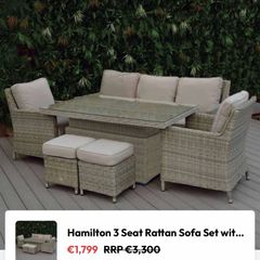 Garden furniture set