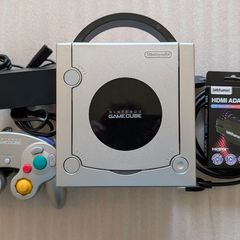 Nintendo Gamecube DOL-001 - Platinum Silver - Picoloader - 128GB