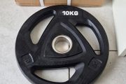 brand new 2x10kilo olympic weight plates .