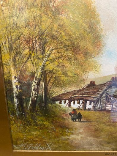 Antique Watercolour On Loch Voil 1905