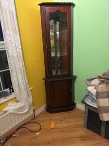 Corner Glass Cabinet