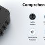 MOMAX Universal Travel Adapter,70W GaN Travel Plug Adapter with UK/EU/AU/US Plugs, 3USB-C PD & 2USB-A QC International Adapter Charger, Adapter Plug for Laptops Tablets Phones Vision Pro 1-World Image 8