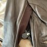 leather jacket brown leather medium. Andrew Marc Image 7