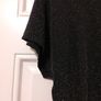 Vera Moda Maternity Glitter Black Top Size Medium Image 4