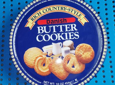 Old Danish Butter Cookies biscuit tin
