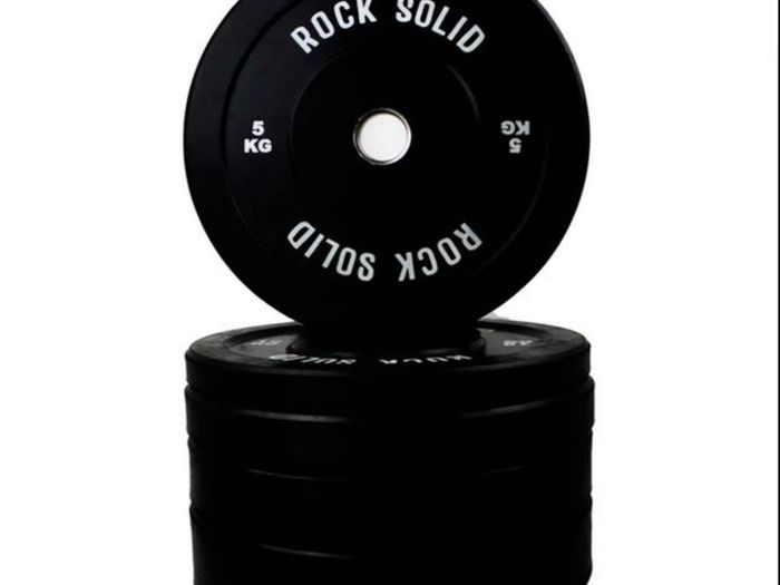 Olympic Barbell + weight plates (127.5kg total)