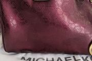 Michael, Michael Kors Maroon Tote Bag