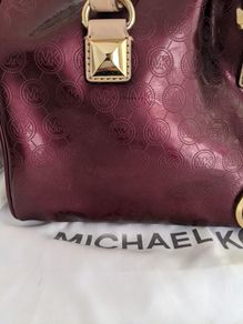 Michael, Michael Kors Maroon Tote Bag