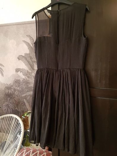 Warehouse Embellished black dress, size 8, NEW