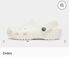 Crocs junior size 5 white