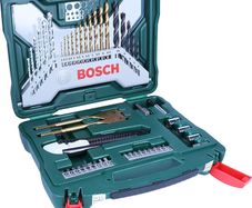 50-Pieces X-Line Titanium Drill and Screwdriver Bit Set (for Wood, Masonry and Metal, Accessories Drills)