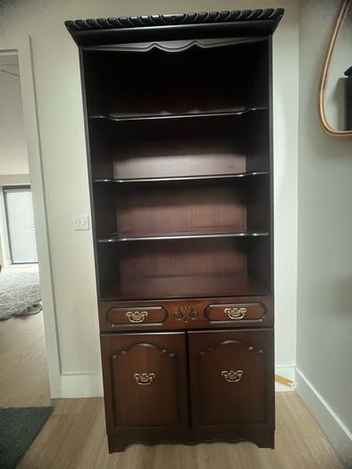 hardwood cabinet