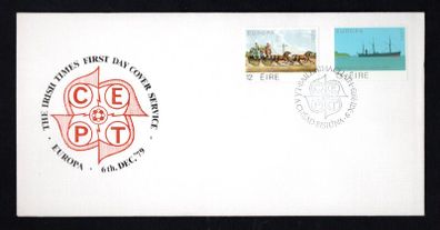 1979 Ireland Europa Communications Commemorative Stamp Illustrated The Irish Times First Day Cover (FDC)