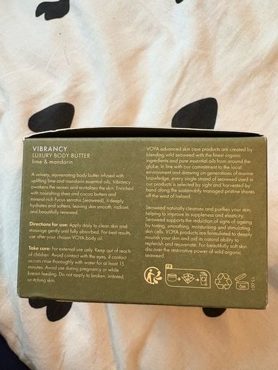 Voya luxury body butter