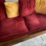 Red Sofa Suites 1x 2 Seater 1x 3 Seater 1x Chair Image 2