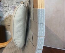 Vintage Ltd Ed Chair with Leather Headrest and Woven Seat IKEA