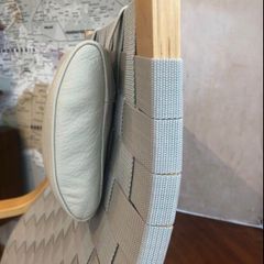 Vintage Ltd Ed Chair with Leather Headrest and Woven Seat IKEA