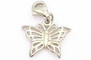 Sterling Silver Butterfly Clip Charm