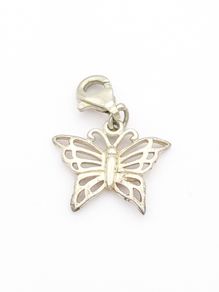 Sterling Silver Butterfly Clip Charm