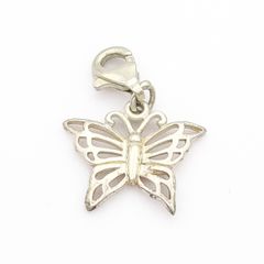 Sterling Silver Butterfly Clip Charm