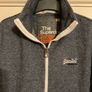 SuperDry Grey Zip Up Jumper Image 2
