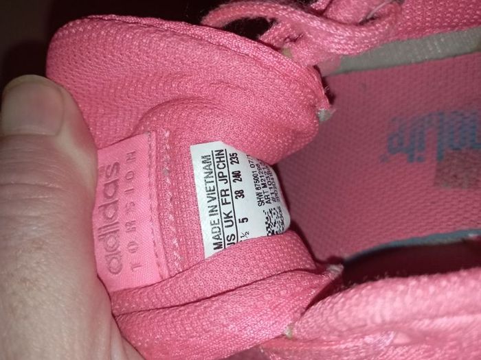 Adidas torsion pink uk5