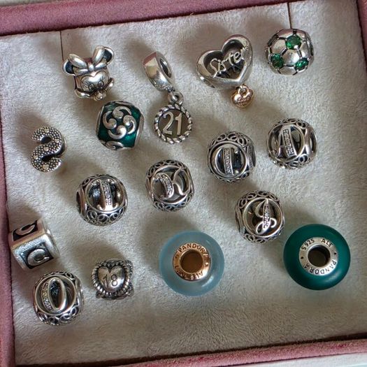 Pandora various charms available.Very good condition hallmarked