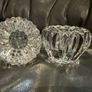 Lot of 2 Waterford Crystal Round Ball Taper Candle Holders Image 2