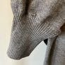 Grey Shawl with Fringe. Image 3