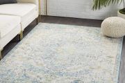 Vintage Rug - Area Rugs Living Room, Bedroom, Kitchen - Traditional Oriental Coloured Boho Rug, Easy Care Medium Pile - Large Rug 120 x 170 cm (FREE POSTAGE)