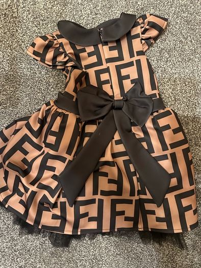 Girls Fendi inspired dress