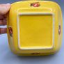 Weetabix 70th Anniversary Square Breakfast Cereal Yellow Collectable Bowl Image 5