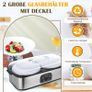 Brand New 2L Yogurt Maker with 2 Jars Temp Control & Timer Multifunction Automatic Greek Yogurt Maker Image 4