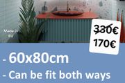 LED Bathroom Mirror 60x80cm Touch Cool Light