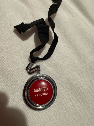 Watch Keychain Small Vintage Silver Quartz Gift Red Collectibles Switzerland Men