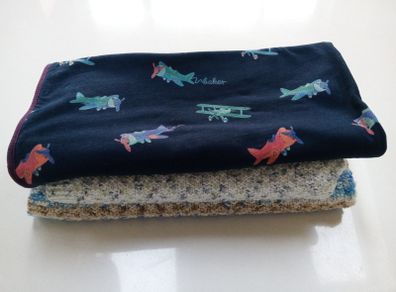 Baby Boy Blankets x 3