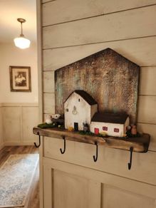 Handcrafted wooden key holder