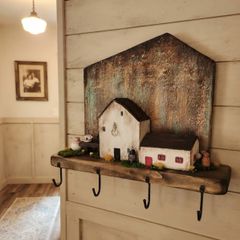 Handcrafted wooden key holder