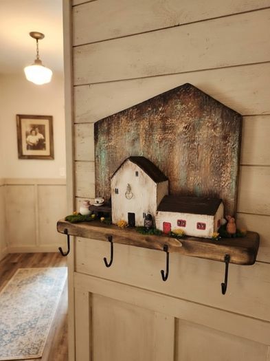 Handcrafted wooden key holder