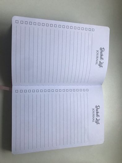 Bucket List Journal