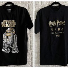 Bundle of Star Wars and Harry Potter T-shirts Size 16 years