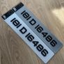 3D Gel Number Plates 50-70mm Image 6