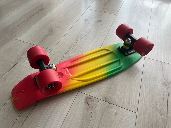 Penny skateboard - rasta fade edition