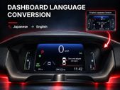 Honda Fit GR3 Dashboard Language Conversion