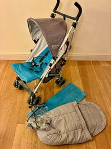 Uppababy G-Luxe with footmuff and raincover