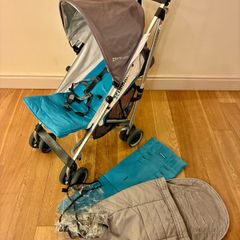 Uppababy G-Luxe with footmuff and raincover