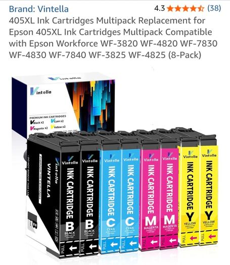 Printer Epson WorkForce WF-7830 + extra ink and pepper