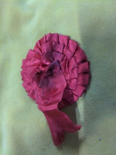 Small Vintage Confirmation Rosette