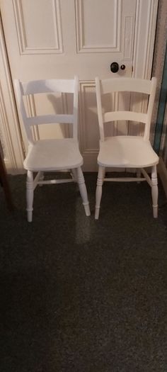 Vintage Solid Wood Chairs