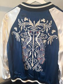 Reversible satin oriental jacket  Size S-M